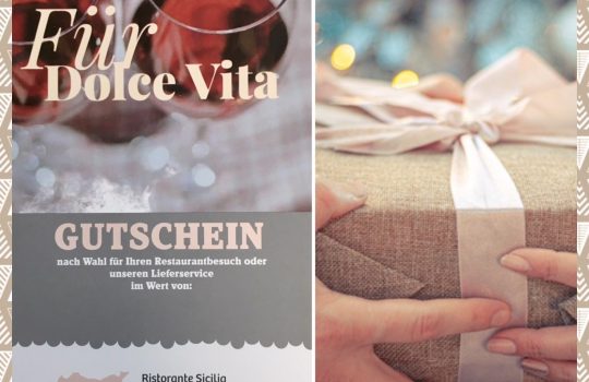 GESCHENKIDEE – VERWÖHN-GUTSCHEIN – AUCH FÜR DEN LIEFERSERVICE